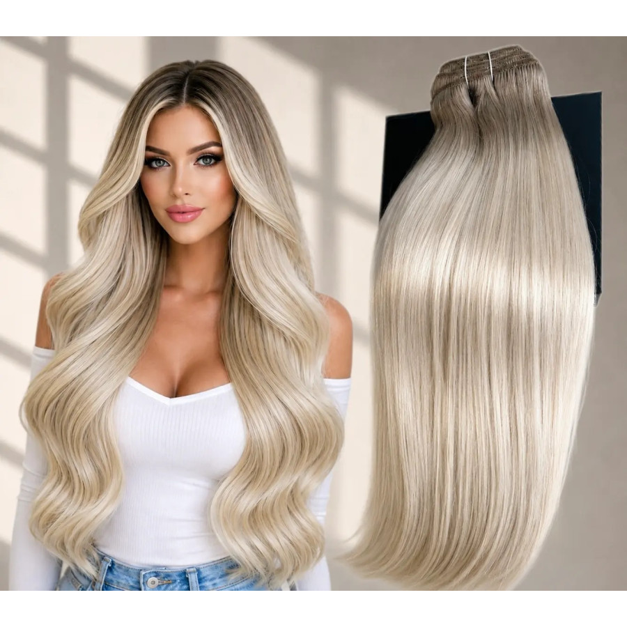 Clip-On Diamond Ombre #19/ Silver